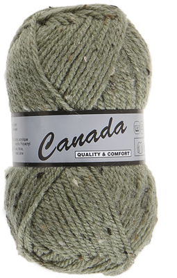 Lammy Yarns Canada tweed 495 alsem groen