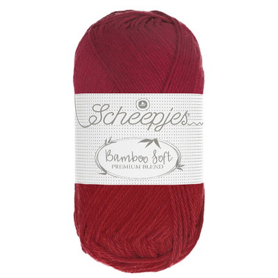 Scheepjes Bamboo Soft 259 Majestic Red op=op uit collectie 