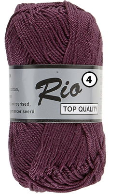Lammy Yarns Rio 4 - 858 paars aubergine