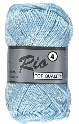 Lammy Yarns Rio 4 - 459 licht aqua blauw
