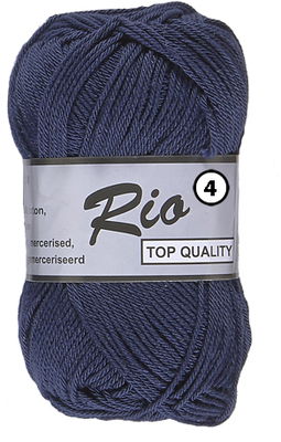 Lammy Yarns Rio 4 - 892 oud marine blauw