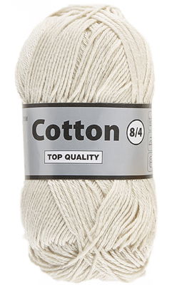 Lammy Yarns Cotton 8/4 - 016 creme