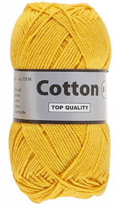 Lammy Yarns Cotton 8/4 - 372 geel