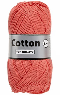 Lammy Yarns Cotton 8/4 - 720 koraal rood