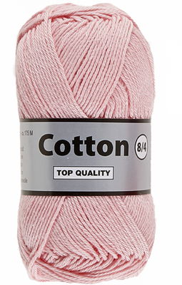 Lammy Yarns Cotton 8/4 - 710 licht roze