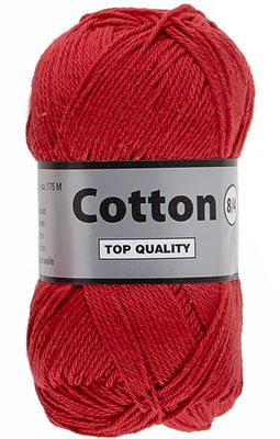 Lammy Yarns Cotton 8/4 - 043 brandweer rood