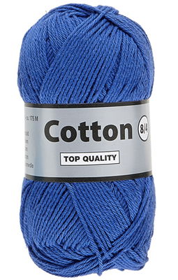 Lammy Yarns Cotton 8/4 - 039 kobalt blauw