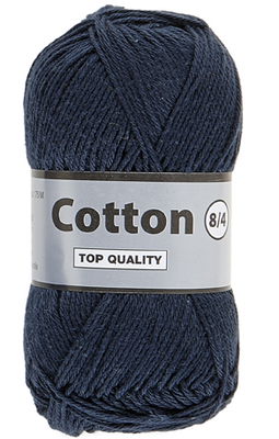 Lammy Yarns Cotton 8/4 - 892 marine blauw