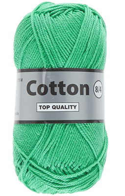 Lammy Yarns Cotton 8/4 - 370 zeegroen