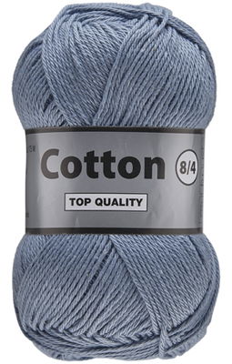 Lammy Yarns Cotton 8/4 - 839 grijs blauw