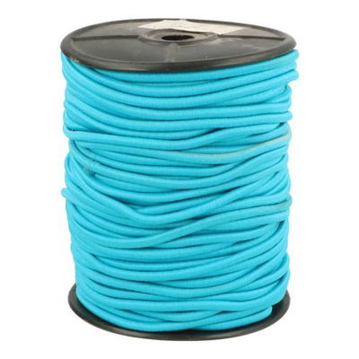 Elastiek koord 3 mm - blauw aqua 298 1 meter 