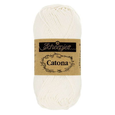 Scheepjes Catona 105 bridal White 10 gram 