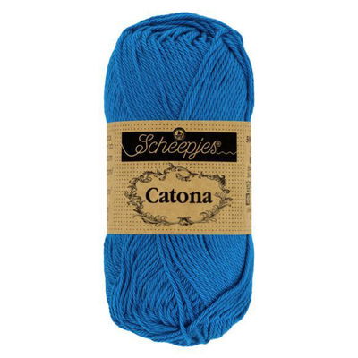 Scheepjes Catona 201 electric blue 10 gram 