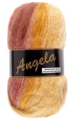 Lammy Yarns Angela multicolor 402 geel oker bruin op=op uit collectie 