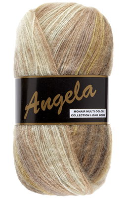 Lammy Yarns Angela multicolor 403 beige bruin op=op uit collectie 
