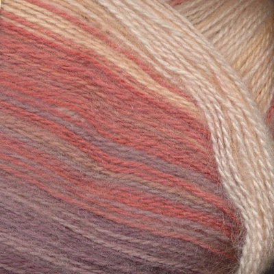Lammy Yarns Angela multicolor 413 rood bruin gemeleerd op=op 