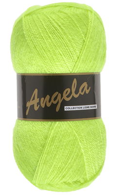 Lammy Yarns Angela 210 fluor geel op=op uit collectie 