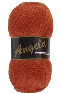 Lammy Yarns Angela 028 roest oranje op=op uit collectie 