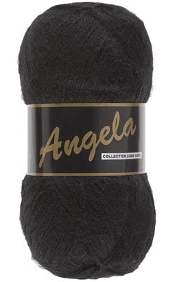 Lammy Yarns Angela 001 zwart op=op uit collectie 