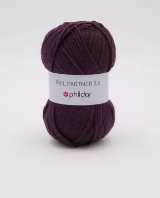 Phildar Phil Partner 3,5 Prune op=op 