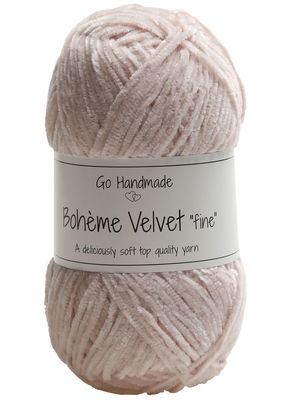 Go handmade Boheme Velvet fine 17609 Sand op=op 