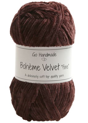 Go handmade Boheme Velvet fine 17602 Plum op=op 