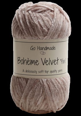 Go handmade Boheme Velvet fine 17682 Brown op=op 