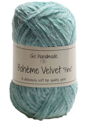 Go handmade Boheme Velvet fine 17679 Mint op=op 