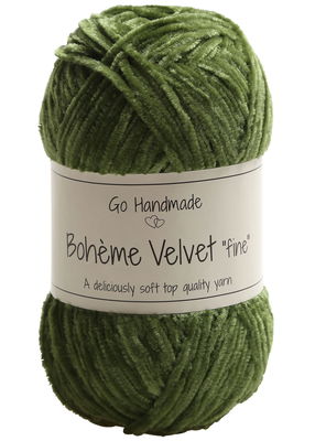 Go handmade Boheme Velvet fine 17617 Lime op=op 