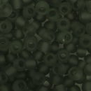 Toho Glaskralen rond 8-0 0009BF mat zwart - 4 gram (op=op uit collectie)