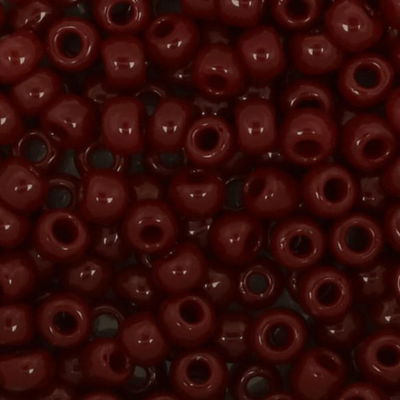 Toho Glaskralen rond 8-0 0046 donker rood - 4 gram op=op uit collectie 