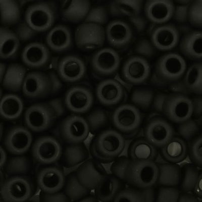 Toho Glaskralen rond 8-0 0049F zwart - 4 gram op=op uit collectie 