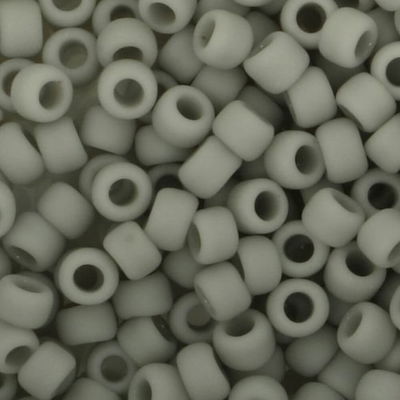 Toho Glaskralen rond 8-0 0053F licht grijs - 4 gram op=op uit collectie 