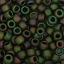 Toho Glaskralen rond 8-0 0708 groen gemeleerd - 4 gram (op=op uit collectie)