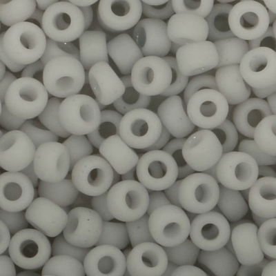 Toho Glaskralen rond 8-0 0767 wit gemeleerd - 4 gram op=op uit collectie 