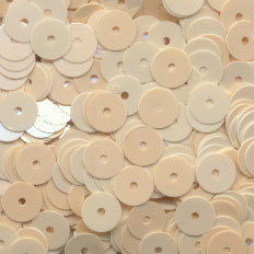Pailletten 6 mm - Creme