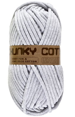 Lammy Yarns - Chunky Cotton 003 licht grijs
