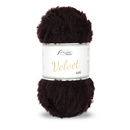 Rellana Garne Velvet uni 006 Aubergine (op=op)