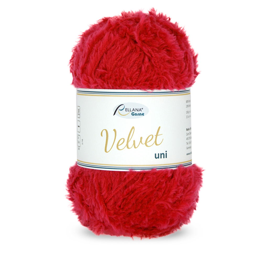Rellana Garne Velvet Uni
