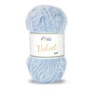 Rellana Garne Velvet uni 011 Licht Blauw (op=op)