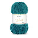 Rellana Garne Velvet uni 013 Petrol Blauw (op=op)