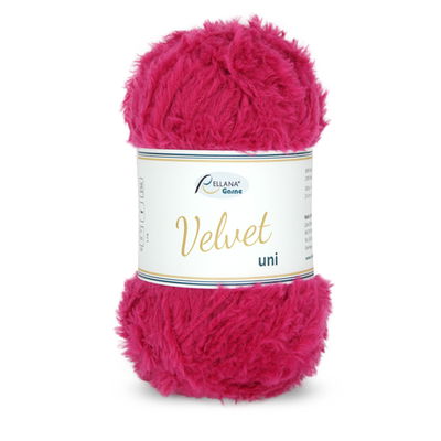 Rellana Garne Velvet uni 034 Pink op=op 