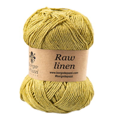 Borgo de Pazzi Raw Linen 204 linde groen op=op uit collectie 