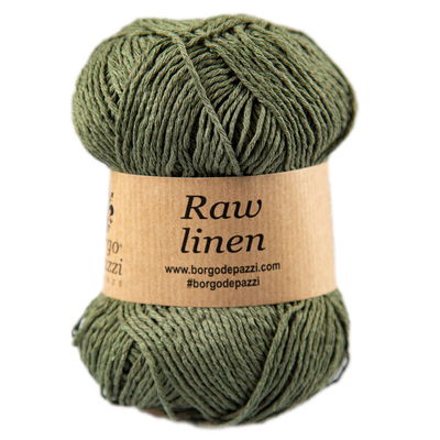 Borgo de Pazzi Raw Linen 205 groen op=op uit collectie 