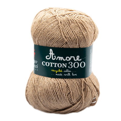 Borgo de Pazzi Amore Cotton 300 - 103 licht bruin op=op uit collectie 