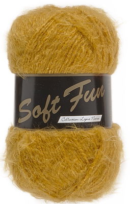Lammy yarns - Soft fun 350 oker geel op=op uit collectie 