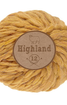 Lammy Yarns Highland 12 - 520 geel