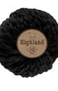 Lammy Yarns Highland 12 - 001 zwart