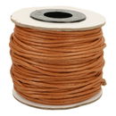 Koord wax gevlochten cognac 932 - 4 mm (1 meter)