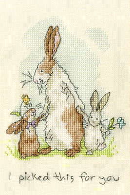 Borduurpakket Anita Jeram - I picked this for you
